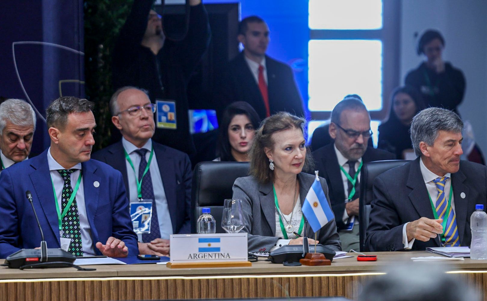 Canciller Diana Mondino en la última cumbre del Mercosur