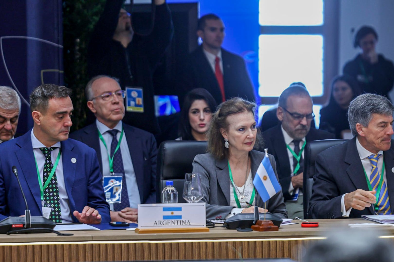 Canciller Diana Mondino en la última cumbre del Mercosur