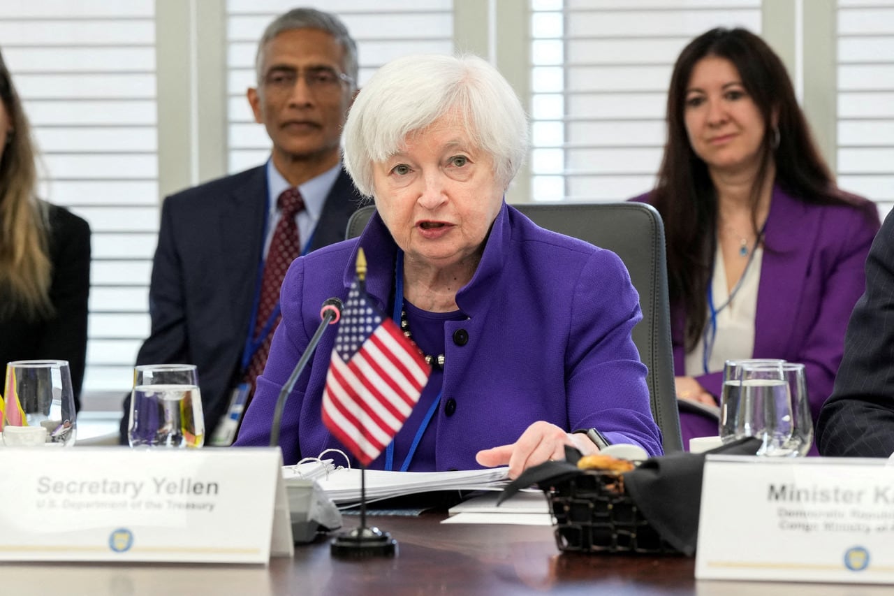 Janet Yallen, secretaria del Tesoro de Estados Unidos.