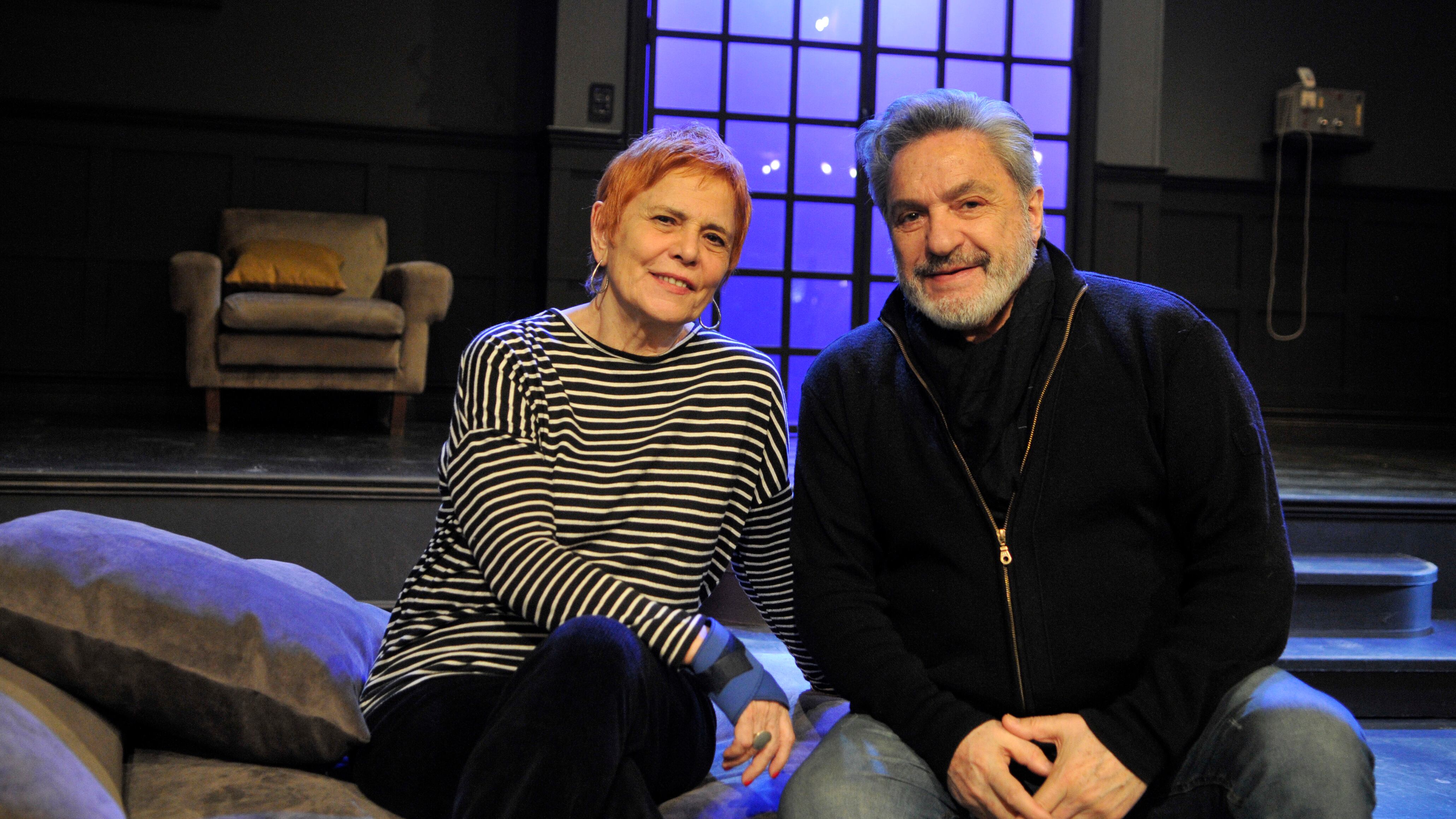 Manso y Grimau, dos artistas de gran trayectoria. La obra se puede ver en el teatro Regio. 