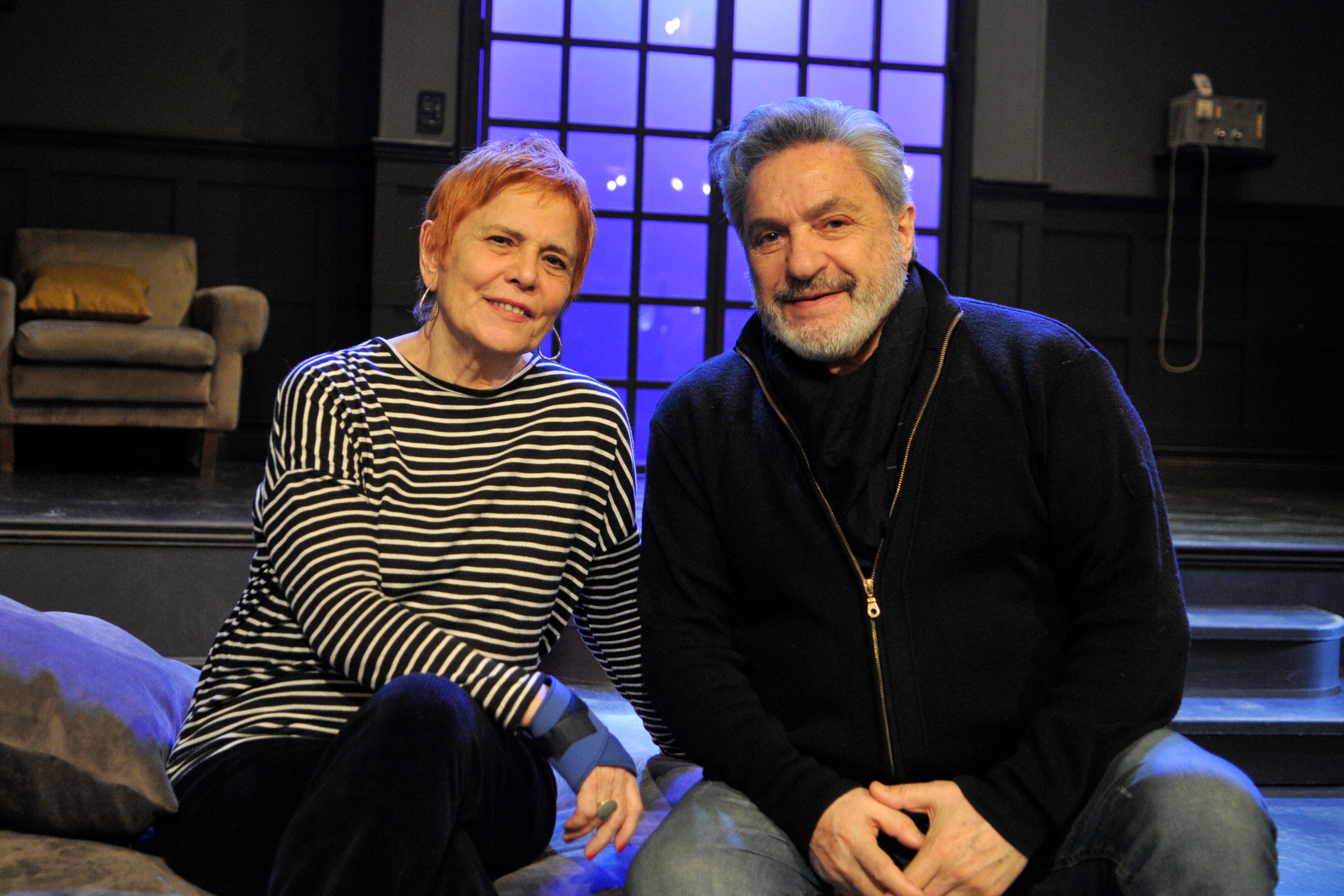 Manso y Grimau, dos artistas de gran trayectoria. La obra se puede ver en el teatro Regio.