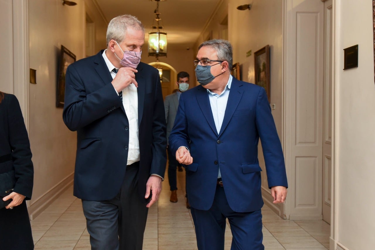 Jaime Perczyk y Raúl Jalil.