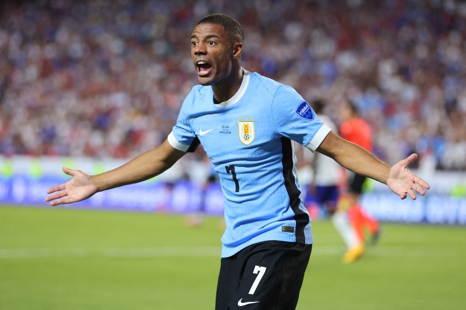 Nicolás de la Cruz, uno de los baluartes uruguayos en el equipo del "Loco" Bielsa