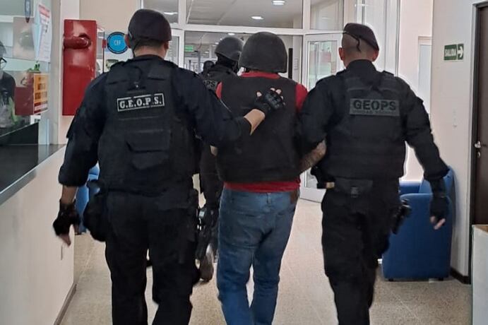 Palavecino, el día en que fue imputado formalmente por un homicidio y una tentativa de homicidio.