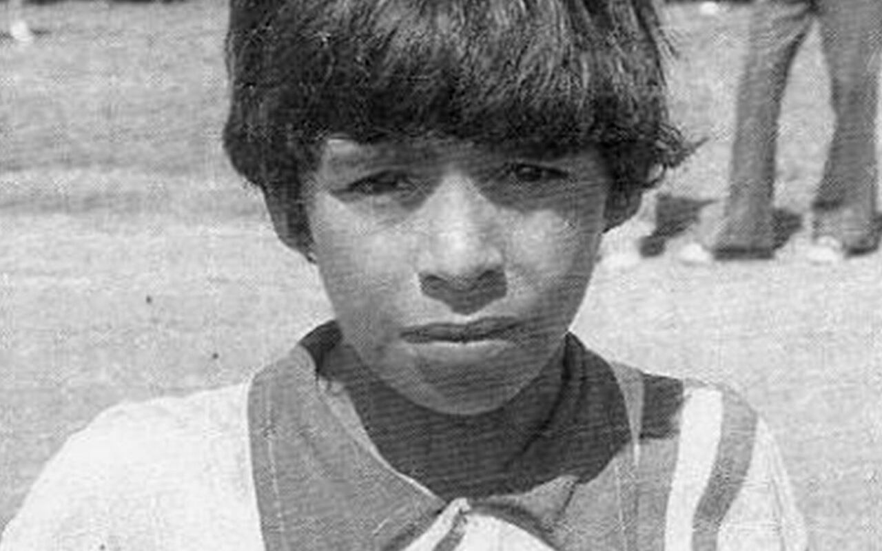 Diego, Cebollita, una de las primeras imágenes para la TV.