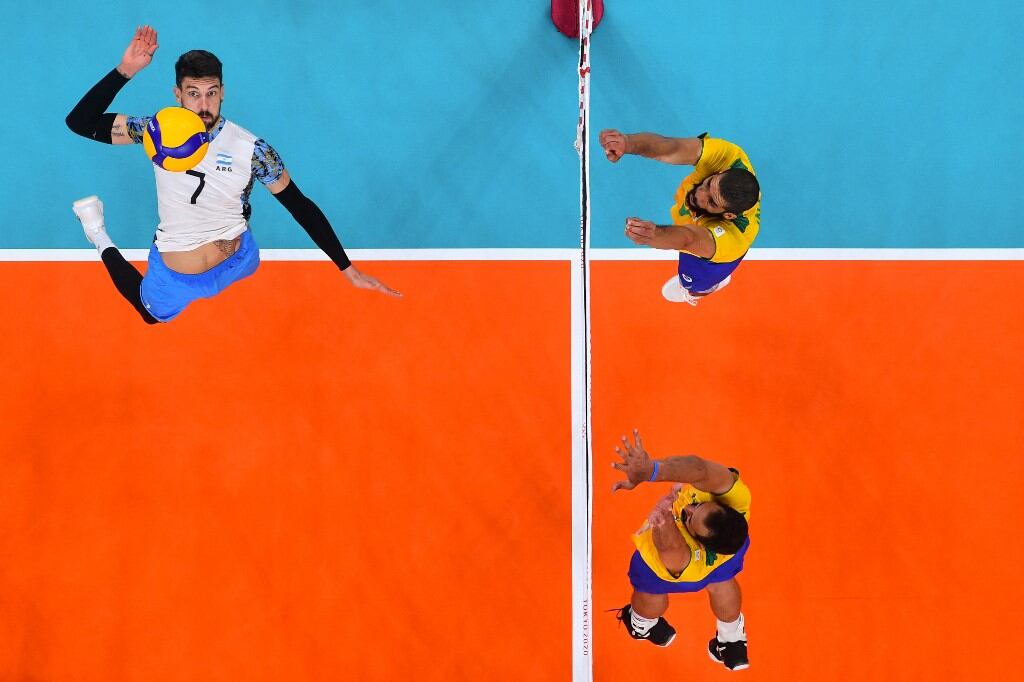 Facundo Conte vs. Brasil en la final por el bronce. El vóley, una de las grandes historias de Tokio 2020