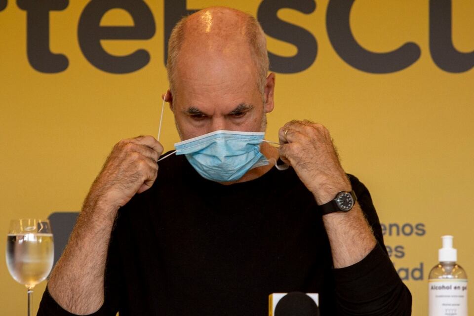 Horacio Rodríguez Larreta aseguró que este lunes habrá clases presenciales.