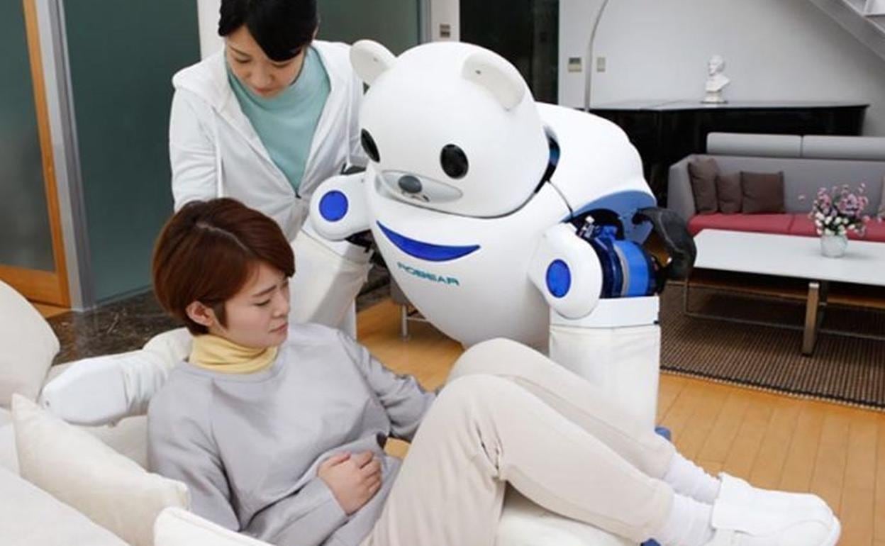 Japón desarrolla robots para el cuidado de mayores, discapacitados o personas en tratamientos prolongados.