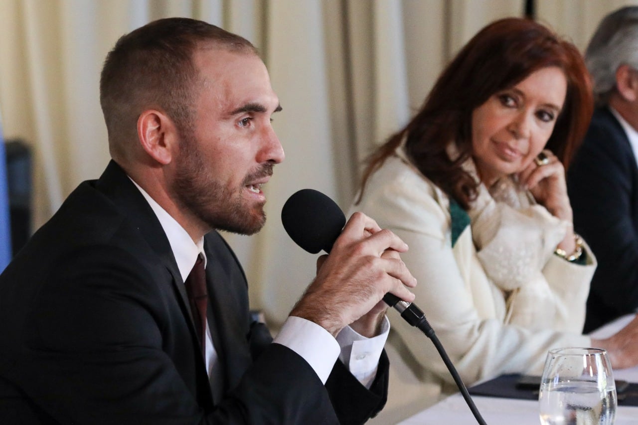 CFK mostró su apoyo al ministro Guzmán en Twitter.