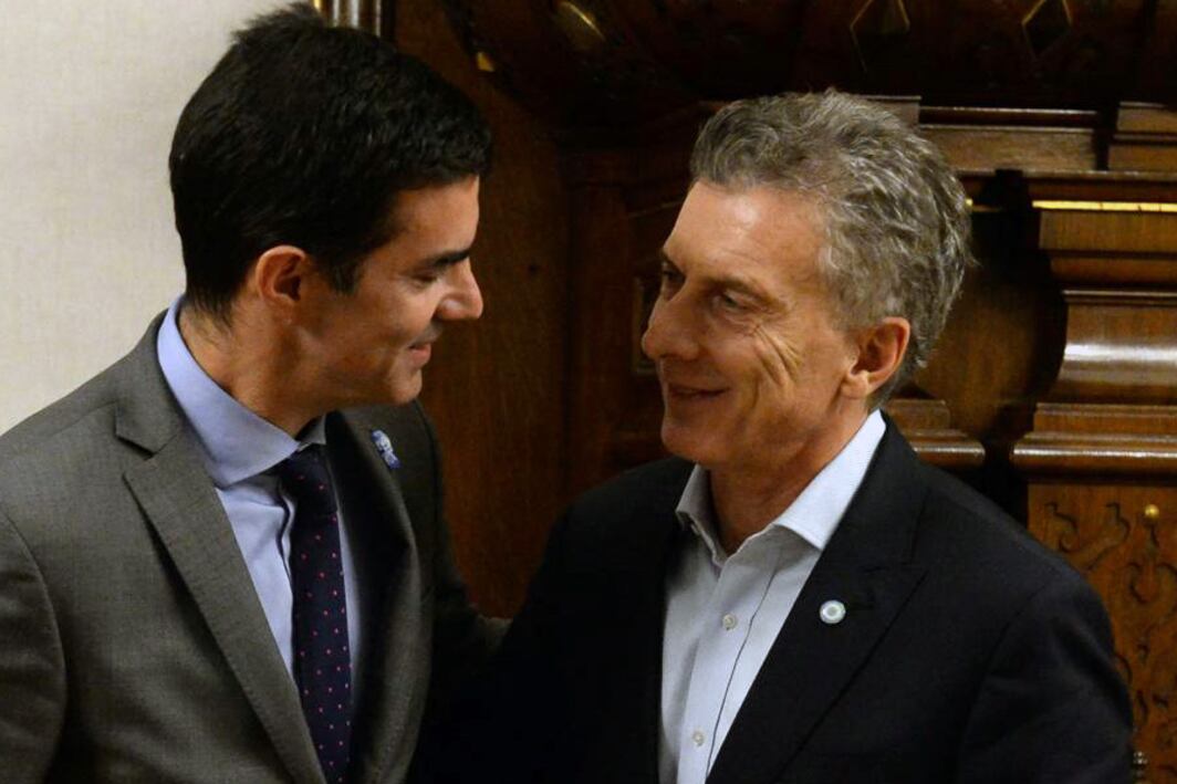 Urtubey y Macri, la semana pasada en la Casa Rosada.