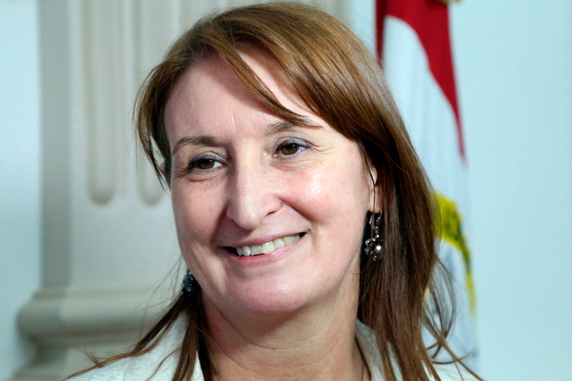 Andrea Uboldi fue enfática en la defensa de la política pública de respeto a las mujeres.