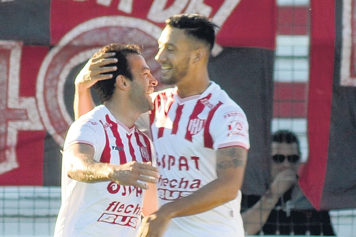 El festejo de los jugadores de Unión.