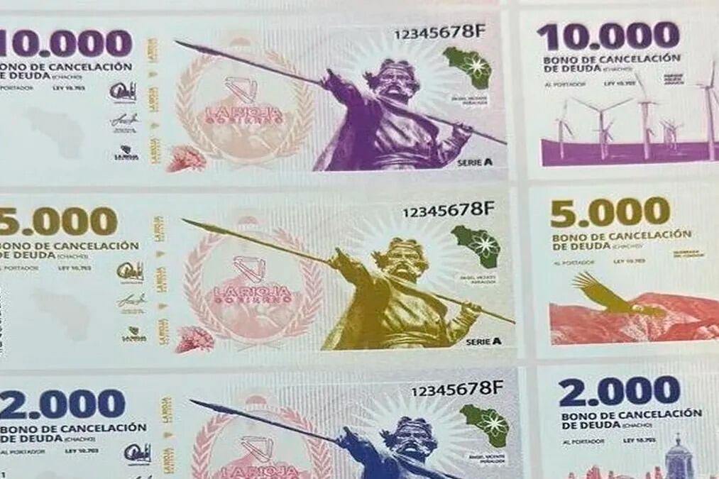 Los "Chachos" son denominados como "Bono de Cancelación de deuda".