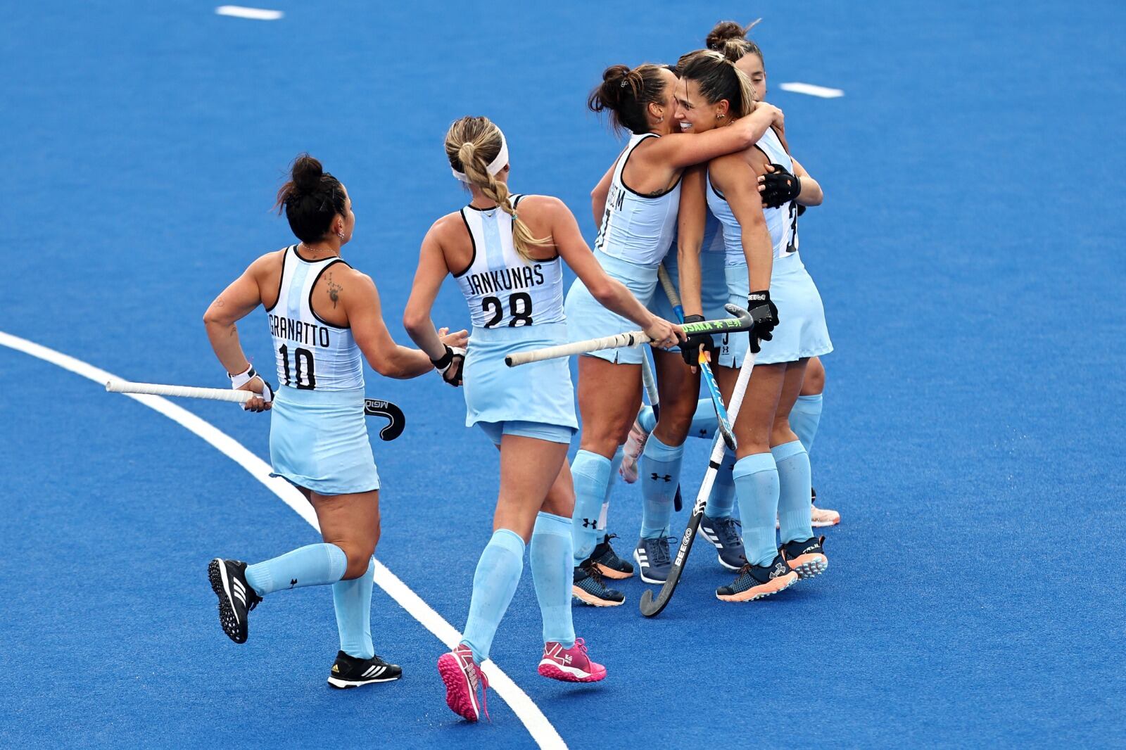 Las Leonas y un andar arrollador en Santiago: 34 goles a favor y uno en contra.