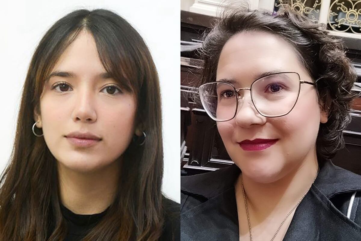 Jazmín Carrizo y Betina Riva, las representantes del bloque Buenos Aires Libre. 