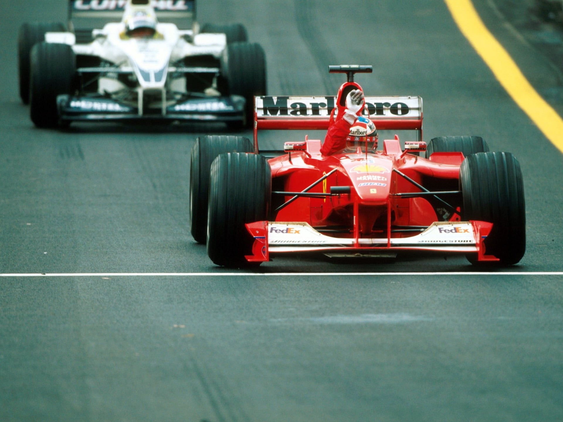 La histórica Ferrari con la que Michael Schumacher ganó su primer título mundial con la escudería Maranello. Fotos: Sotheby's