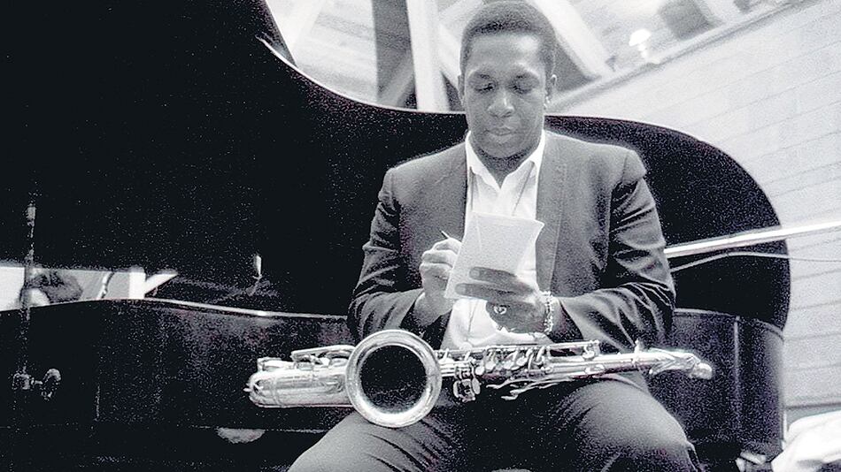 John Coltrane en el estudio de Rudy Van Gelder donde se registró la sesión perdida y ahora encontrada.