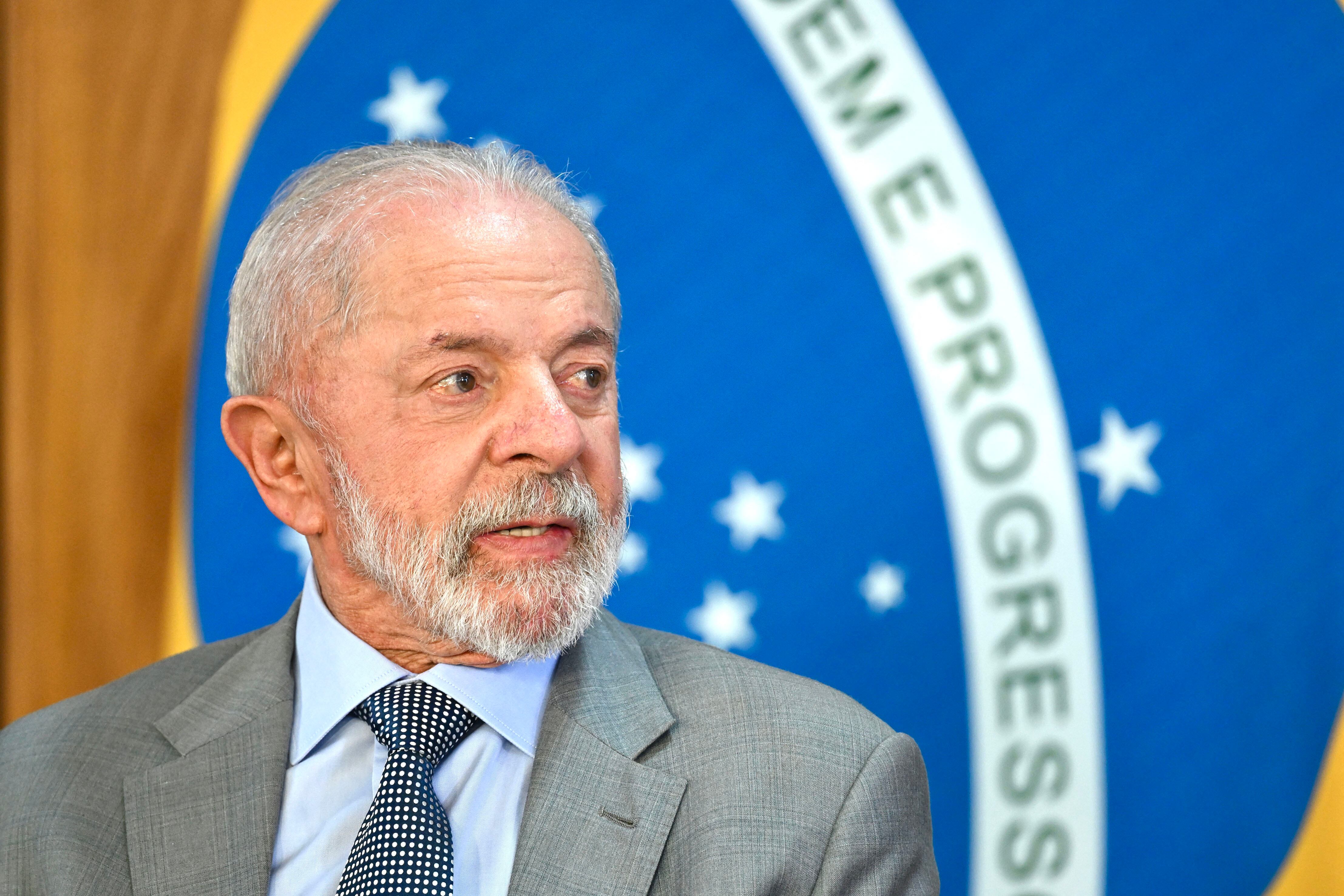 Lula da Silva, presidente de Brasil.