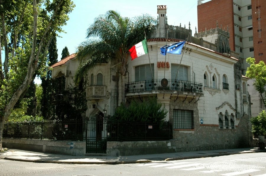 El Consulado Italiano en Rosario.