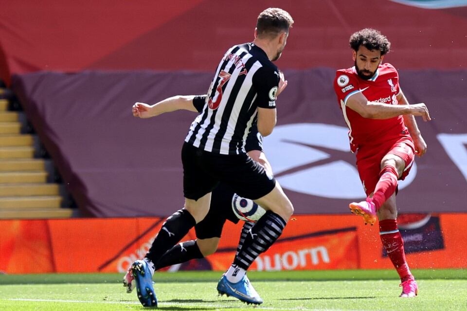 Pese al gol de Salah, a Liverpool se lo empataron en tiempo de descuento.