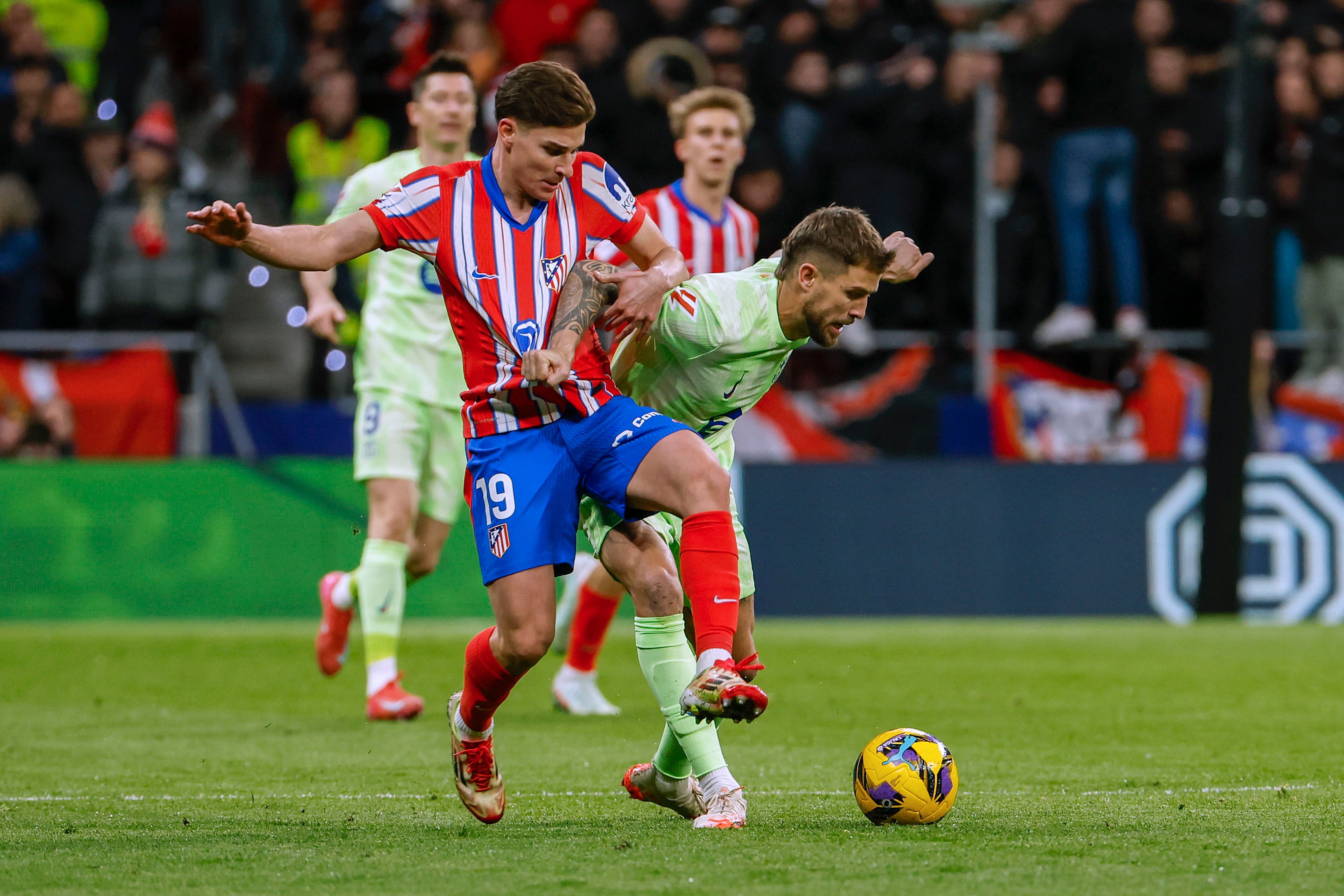 Julián Alvarez volvió a marcar y volvió a llevarse un mal gusto.