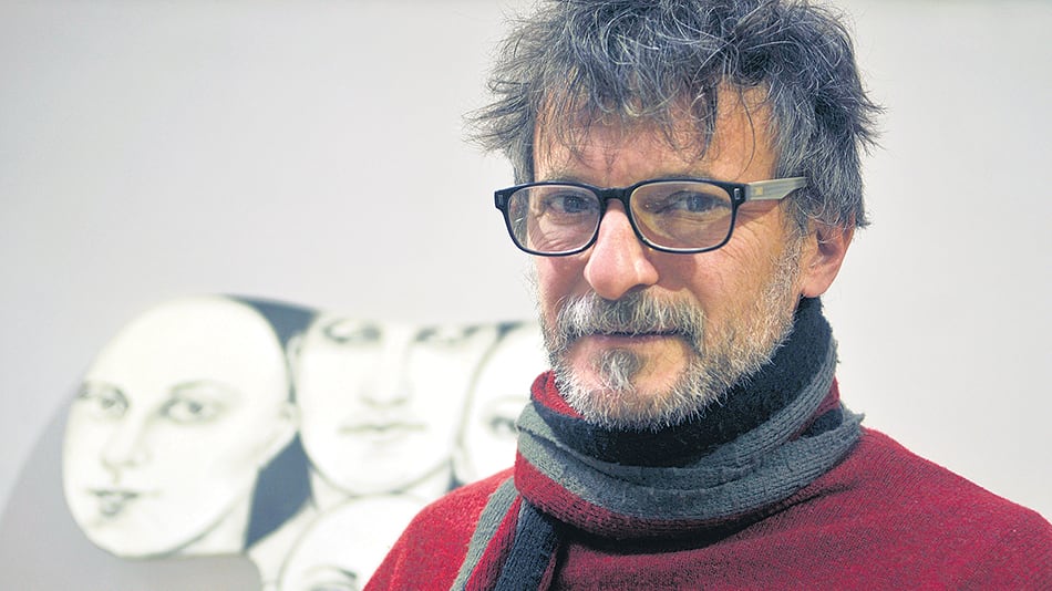 “El mural de Mirta está hecho con el destrozo que sufrimos los argentinos”, afirma Piterbarg.