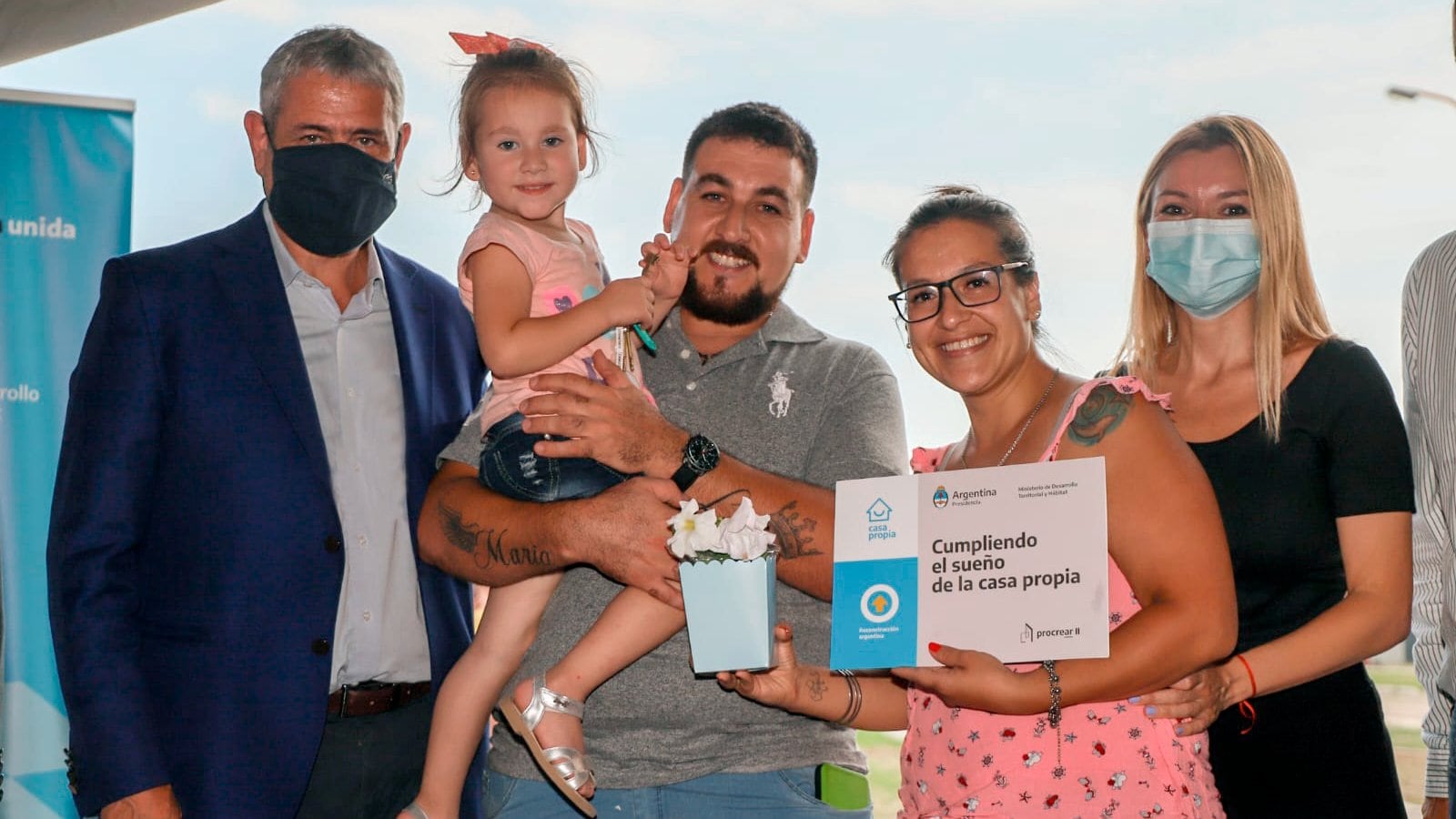 Jorge Ferraresi durante la inauguración