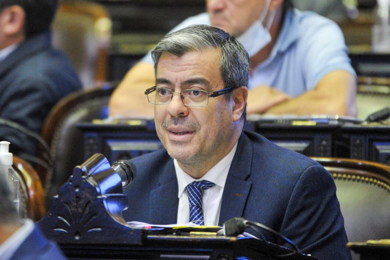 El titular del bloque de diputados de UxP, Germán Martínez.