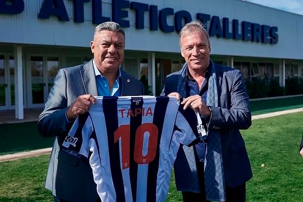 Chiqui Tapia y Andrés Fassi, allá lejos y en el tiempo. Hoy el primero está en alza y el segundo, muy a la baja.