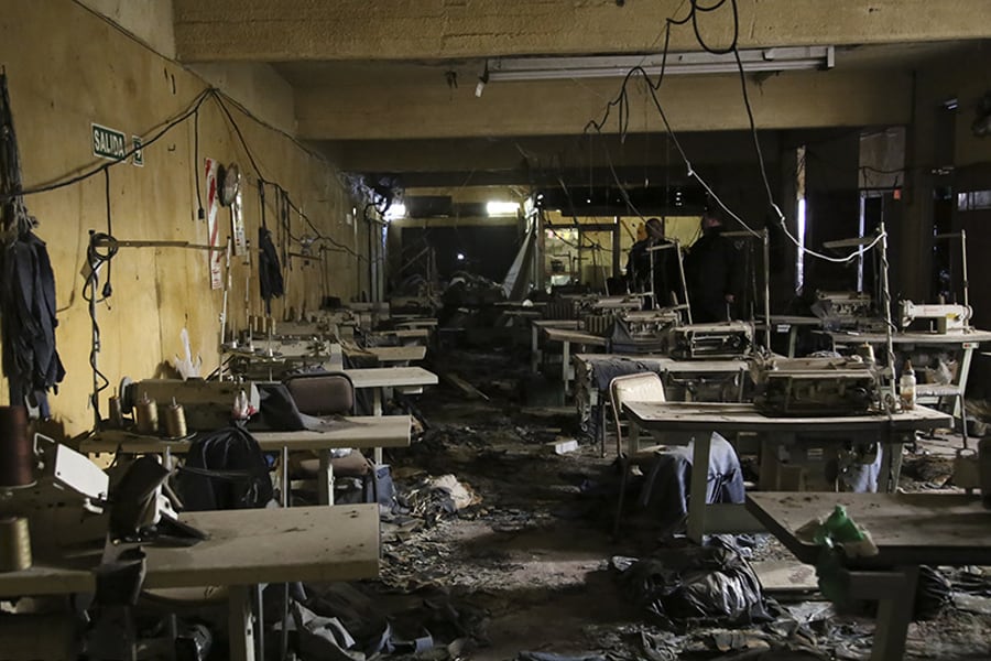 La imagen del horror. Imagen: Matías Pellón/Ministerio Público Fiscal.