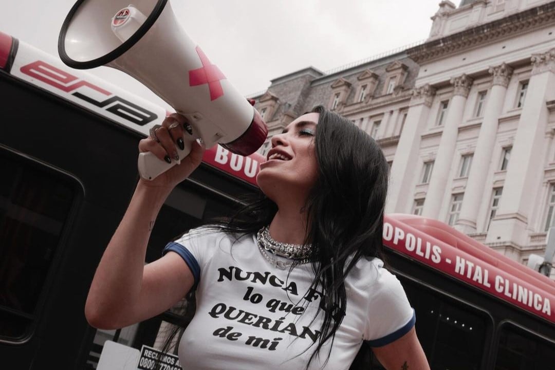 Recientemente, Lali resaltó que Milei tuvo expresiones despectivas hacia ella