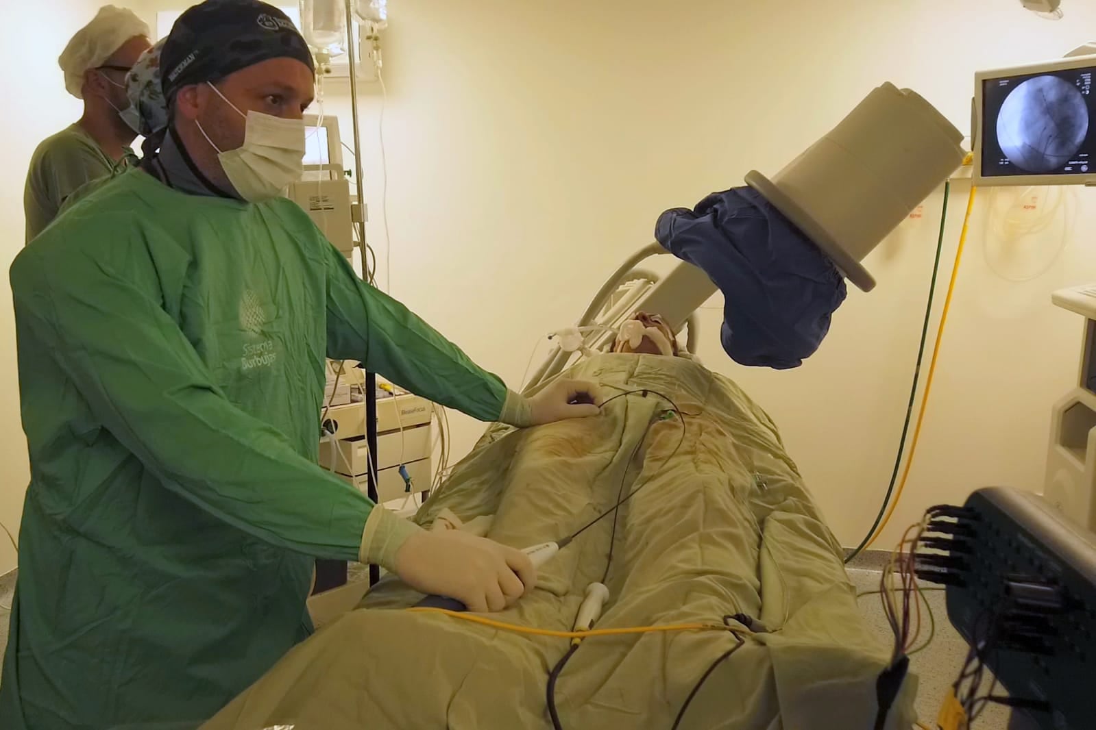 La institución médica sumó equipamiento específico para poder desarrollar las ablaciones mediante frio. Foto: Ministerio de Salud de la provincia de Buenos Aires, 