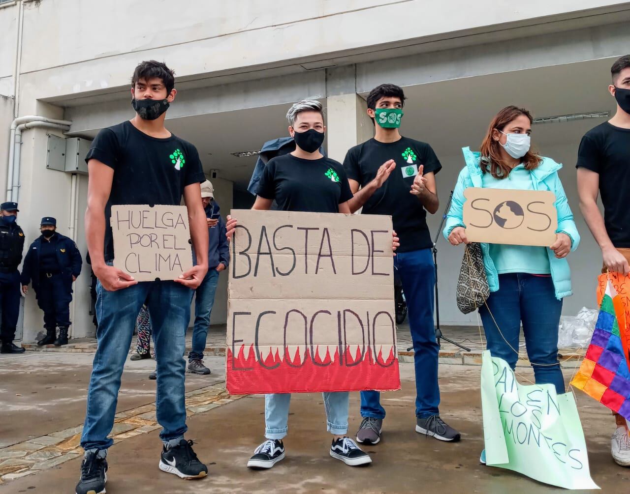 Movilización en Ciudad Judicial