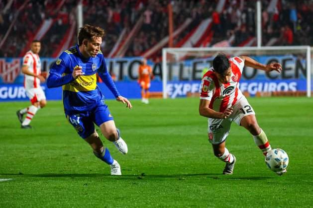 Con Saralegui en cancha, Boca fue un poquito mejor.