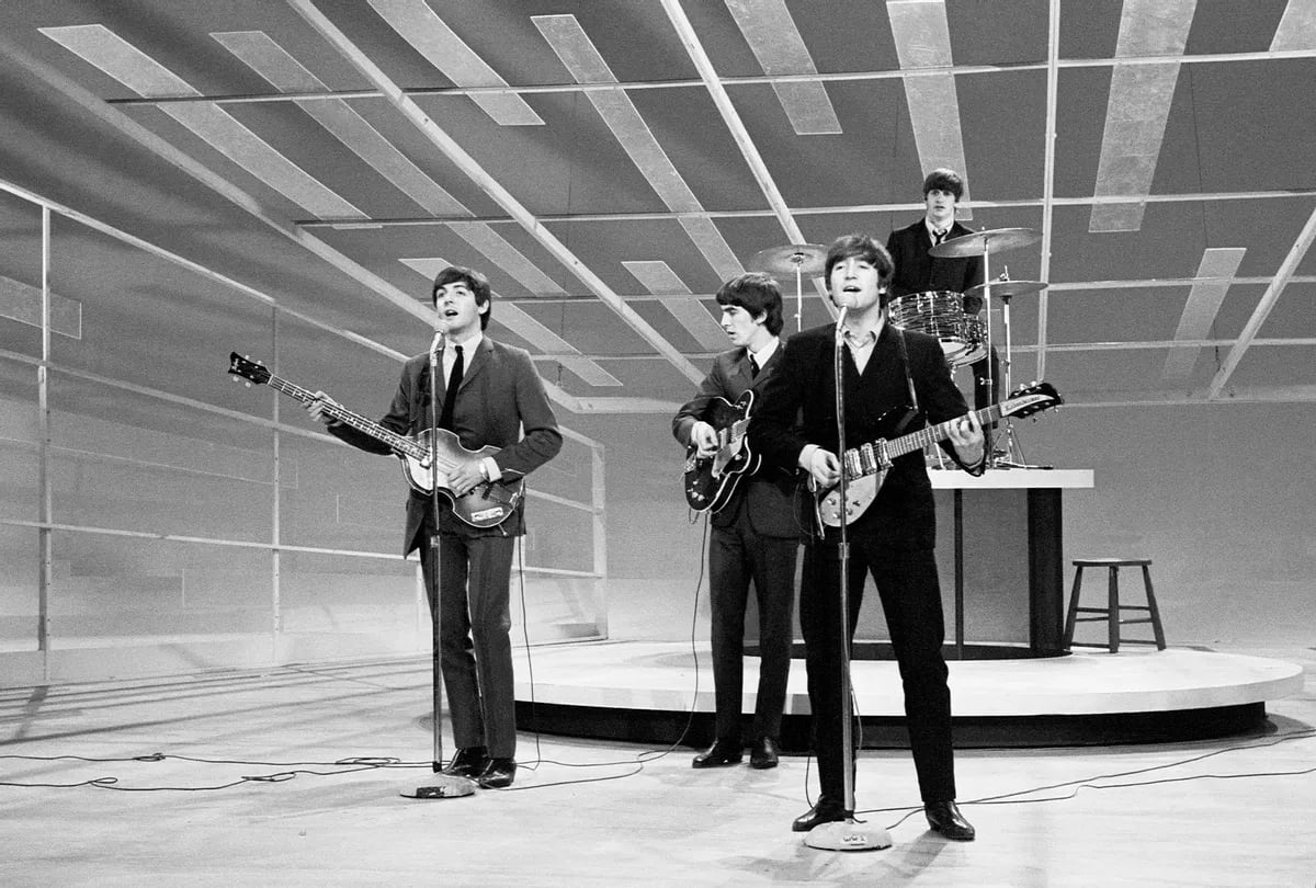 The Beatles en el "Ed Sullivan Show", seguido por 70 millones de personas