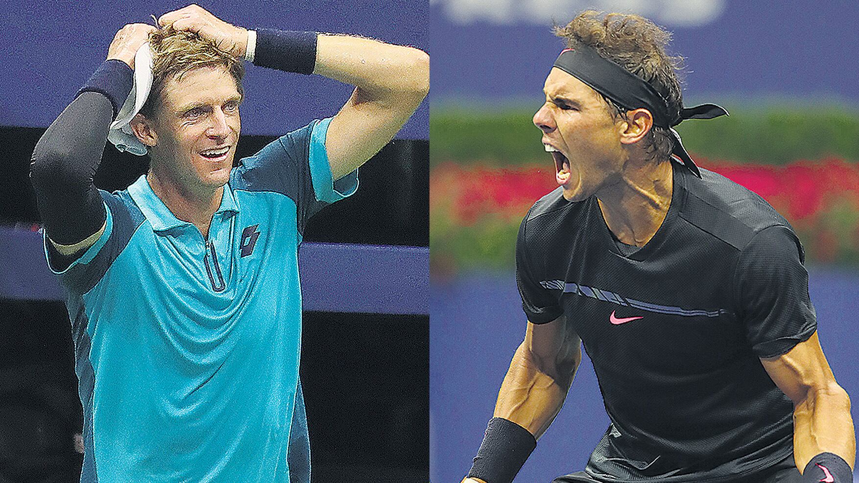 Cara a cara estarán en Nueva York Kevin Anderson y Rafael Nadal en la final del US Open.