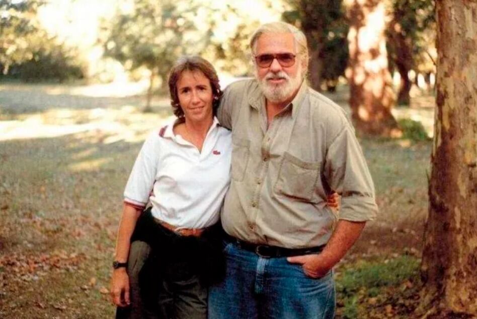 Carlos Carrascosa junto a María Marta García Belsunce.
