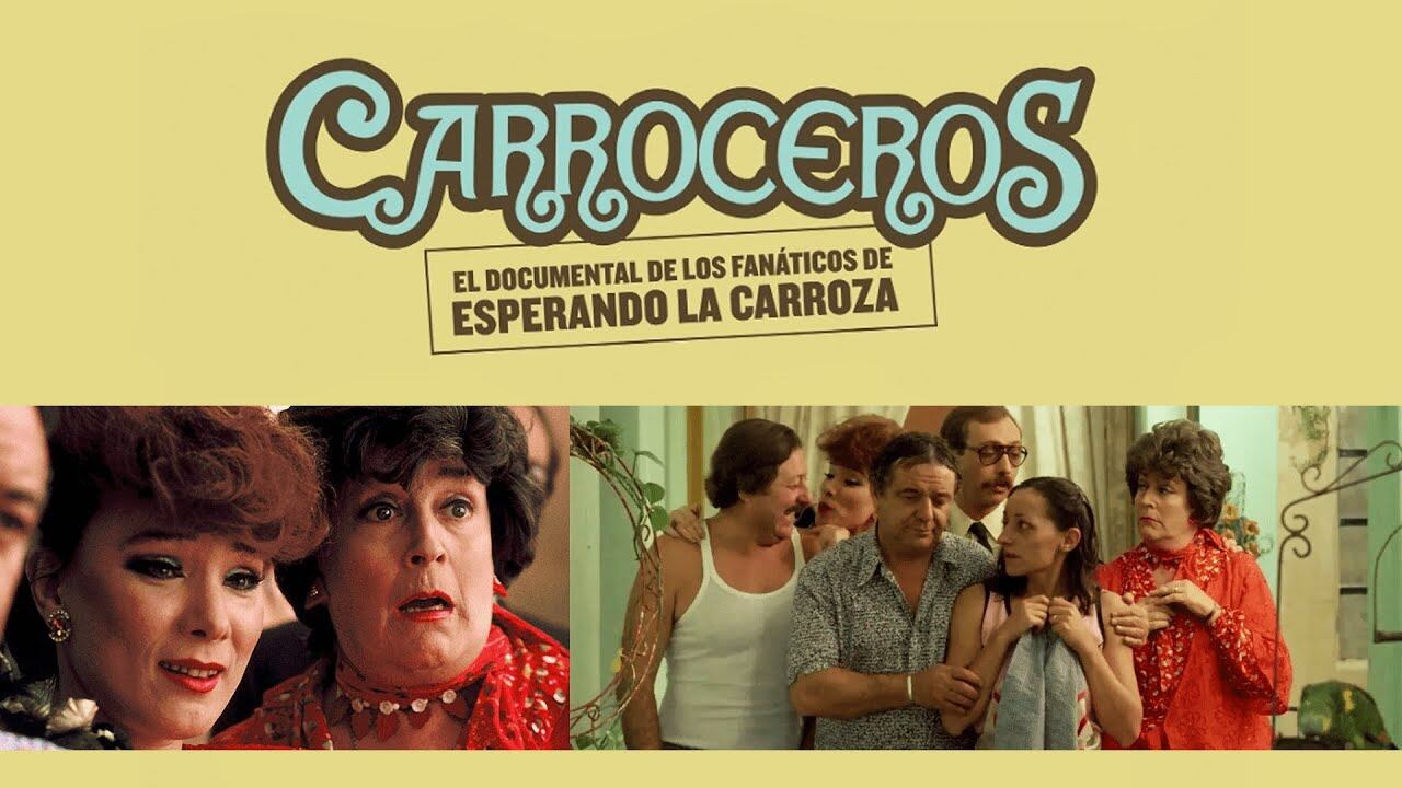 Afiche de Carroceros, el documental de Denis Urfeig y Mariano Frigerio sobre los fanáticos del film emblemático del cine argentino.