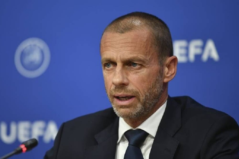 Aleksander Ceferin, presidente de la UEFA.