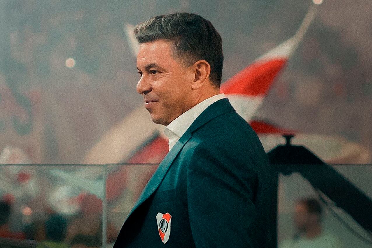 Marcelo Gallardo, DT de River.