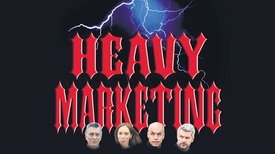 Durán Barba, Frigerio y Marcos Peña, estrategas del discurso de campaña.