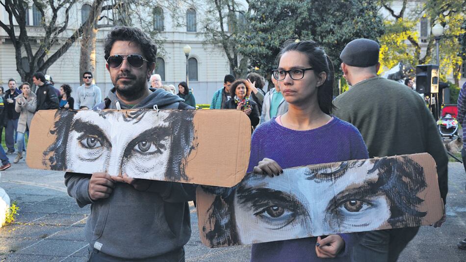 En Paraná, Entre Ríos, el acto incluyó una intervención artística.