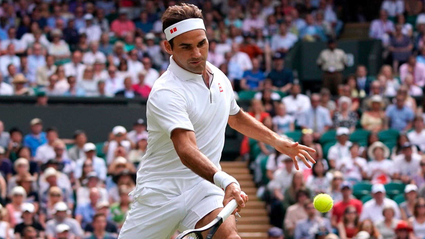 Roger Federer, le ganó al número dos del mundo.