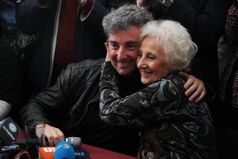 Estela de Carlotto se reencontró con su nieto el 5 de agosto de 2014