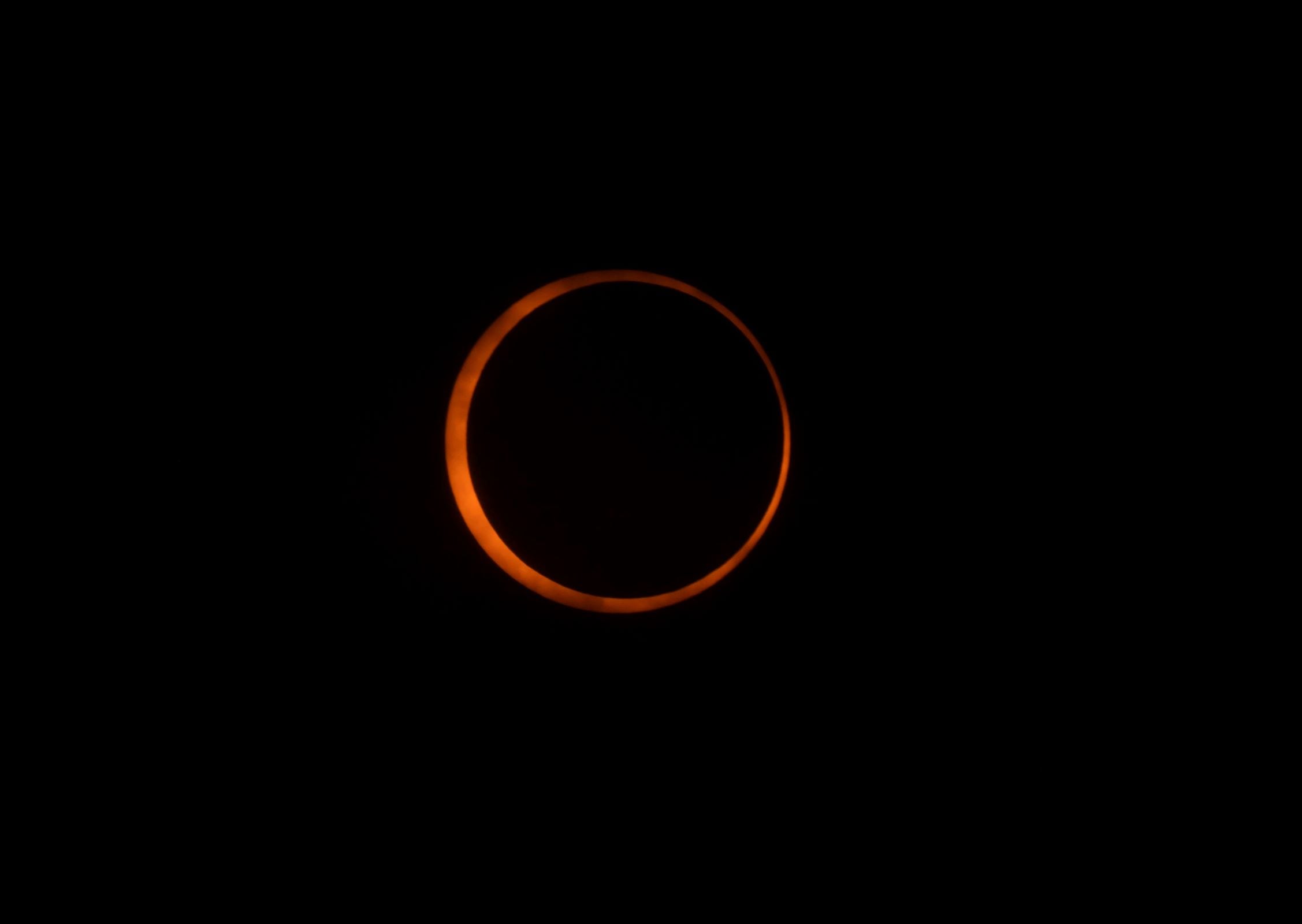 Una imagen captada desde Puerto San Julián, Santa Cruz