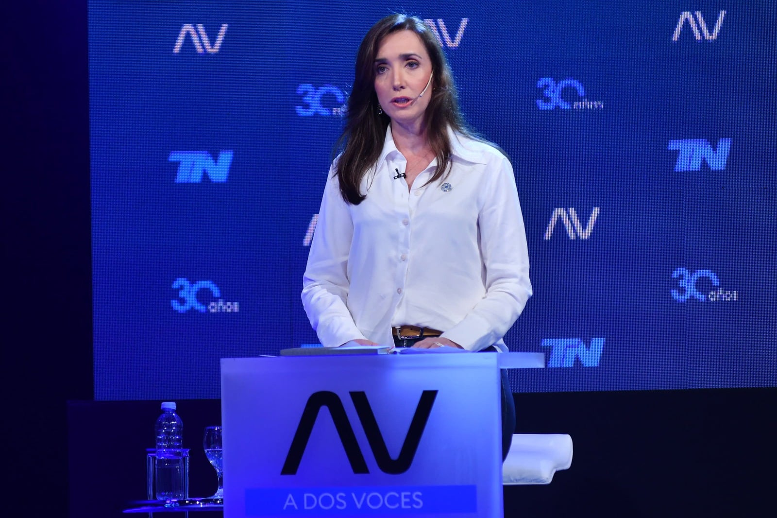 Victoria Villarruel, compañera de fórmula de Javier Milei.