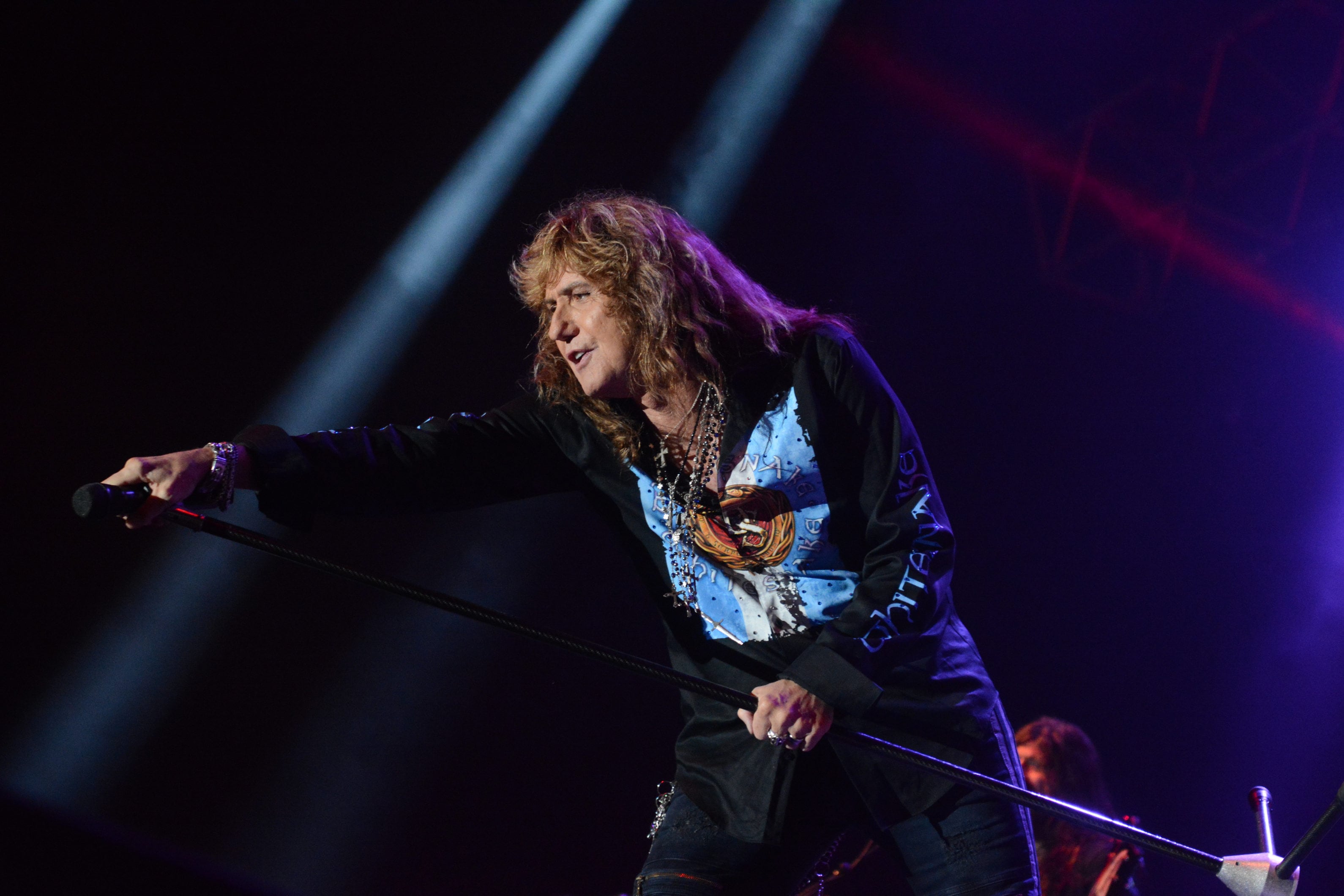 David Coverdale le cedió al público las partes más arduas para su garganta.