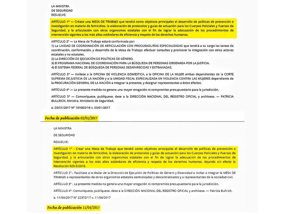 Facsímiles de los dos Boletines Oficiales con la misma resolución.