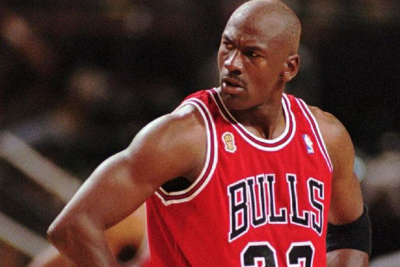 Jordan, en su última temporada en los Bulls.