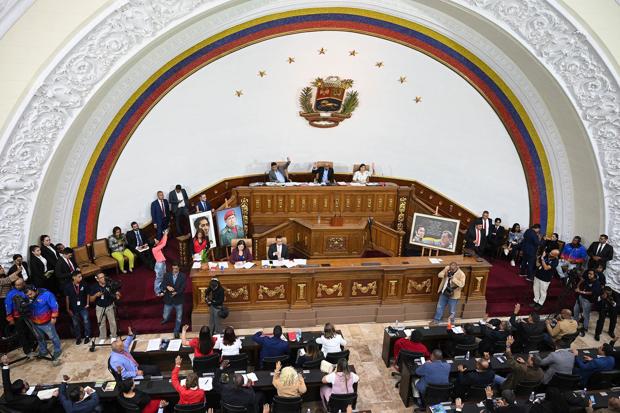El Congreso de Veezuela debate el proyecto de ley de regulación delas ONGs.